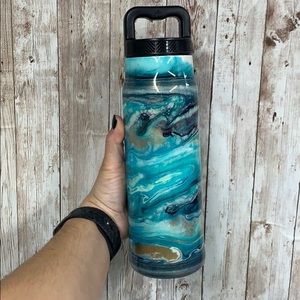 Alcohol ink water bottle